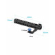 Camera Top Handle Hand Grip with Hot Shoe Mount 1/4" 3/8" Screw Hole for DSLR Camera Cage