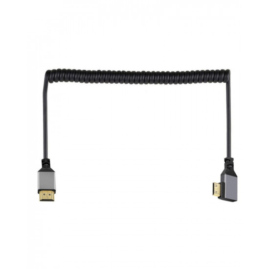 4K UHD HDMI TO MINI HDMI Right 2.4m Cable