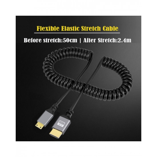 4K UHD HDMI TO MINI HDMI 2.4m Cable