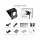 FEELWORLD TP2A Portable 8" Teleprompter supports Tablet Prompting Smartphone DSLR Shooting