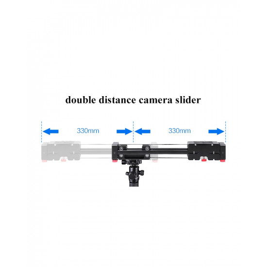 Slider Dolly 50cm Track Rail Stabilizer 100cm Sliding Distance Slider Dolly 50cm Track Rail Stabilizer 100cm Sliding Distance