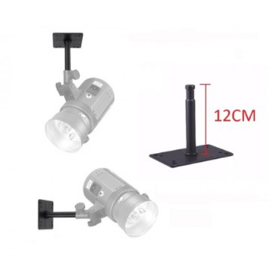 Nicefoto T120 T Holder Wall and Ceiling Mount for Studio and Lighting (12cm)