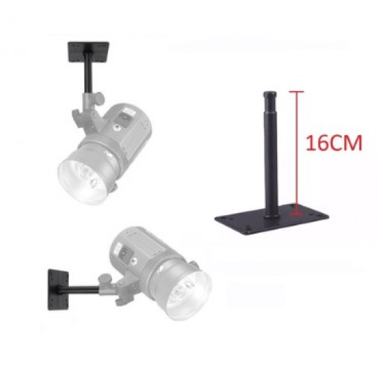 Nicefoto T160 T Holder Wall and Ceiling Mount for Studio and Lighting (16cm)