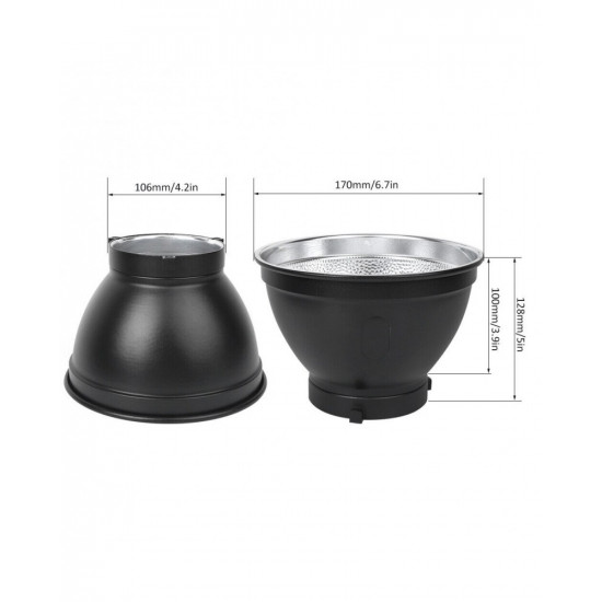 NiceFoto SN-04 Standard Reflector For Mount Photography Light