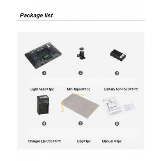 NiceFoto SL-200A Video LED Light