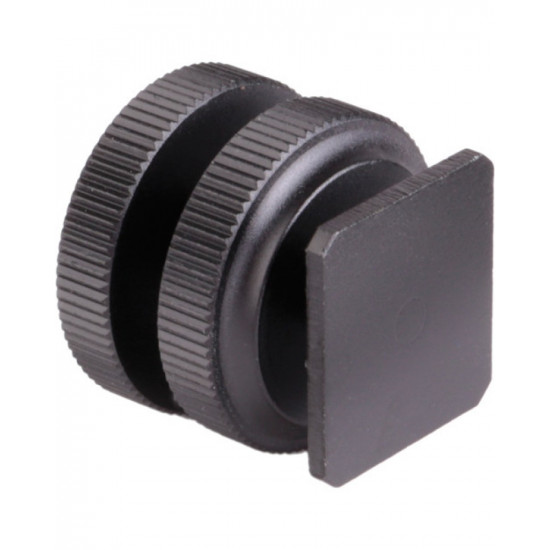 Hot Shoe to 1/4"-20 Male Post Adapter