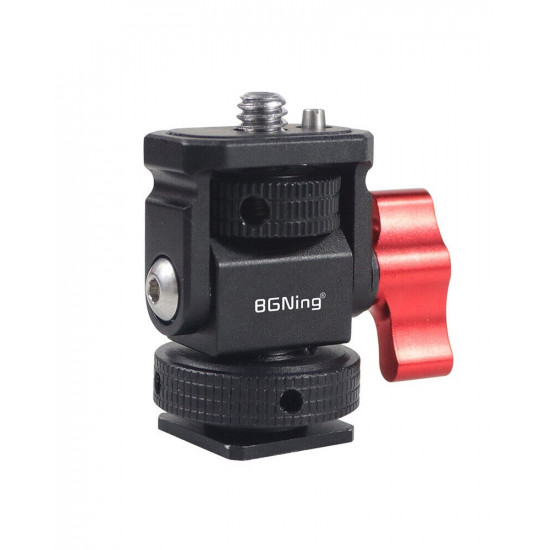 BGNing GOPRO Camera Monitor Bracket Holder Hot Cold Shoe Adapter Tripod Mount