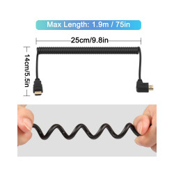 4K HDMI TO HDMI Right-Angle 1.9m Cable