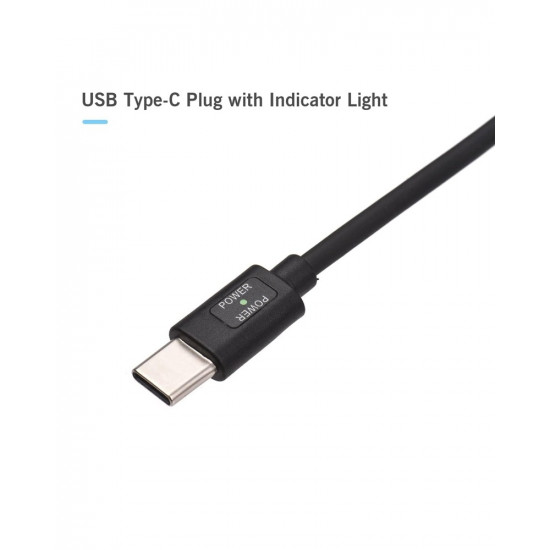 USB-C Power Cable Replacement for Blackmagic Pocket Cinema BMPCC 4K6K to USB Type-C Spring Cable