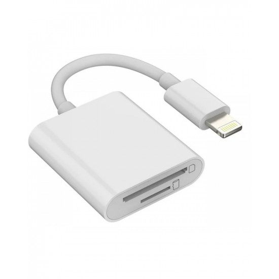 IPhone Lightning To TF/SD Card Micro Camera Reader OTG Adapter Cable