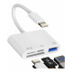 Lightning to OTG Adapter/Hub TF/SD/USB/Lightning Input for iPad/iPhone