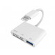 Lightning to OTG Adapter/Hub TF/SD/USB/Lightning Input for iPad/iPhone