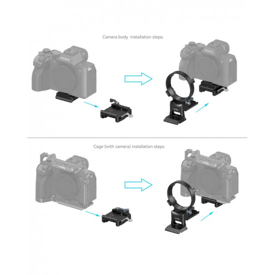 SmallRig Rotatable Horizontal-to-Vertical Mount Plate Kit for Sony a7 III / a7 IV / a7R III / a7R IV / a7R V / a7S III / a1 / a9 II / FX3 / FX30