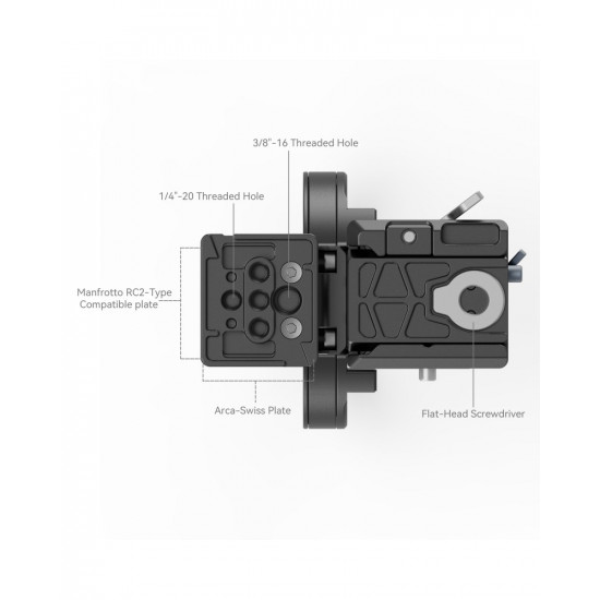 SmallRig Rotatable Horizontal-to-Vertical Mount Plate Kit for Nikon Z Series Z5 / Z6 / Z7 / Z6II / Z7II / Z8