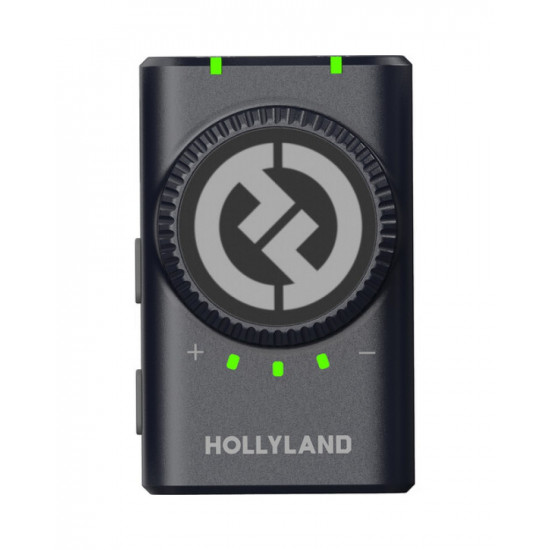 Hollyland LARK M2 DUO 2-Person Wireless Combo Microphone System (Shine Charcoal)