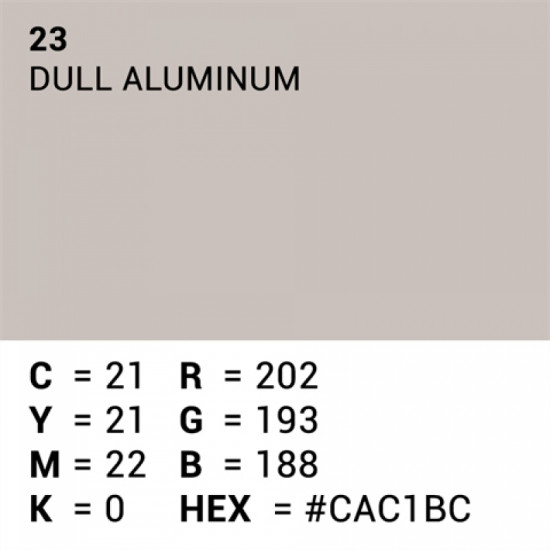 Background Paper Rolls 2.72x11m Dull Aluminum