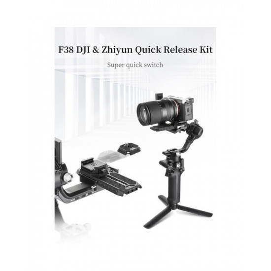 Ulanzi Falcam F38 Quick Release System for DJI RS4 / RS4 PRO / RS3 / RS3 Pro / RS2 / RSC2, Zhiyun weebill 2/S, Crane 2S