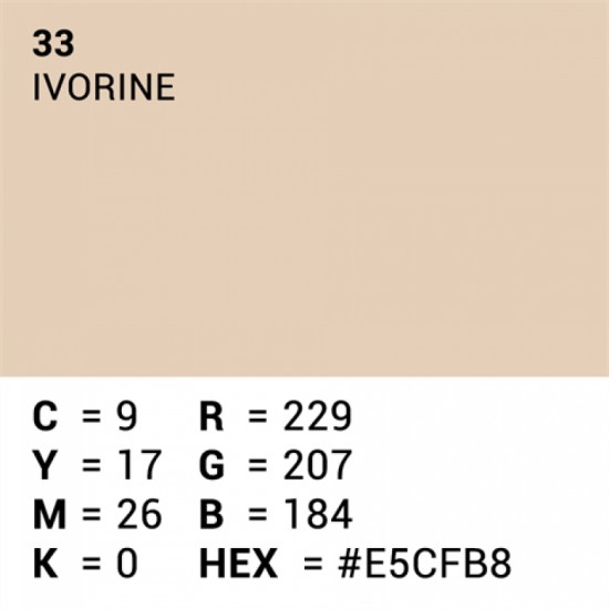 Background Paper Rolls 2.72x11m Ivorine