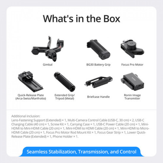 DJI RS 4 Pro Gimbal Stabilizer Combo