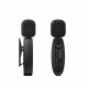Ulanzi V6 3-in-1 Plug-Play Wireless Lavalier Microphone for iPhone/Android/Tablet/Camera