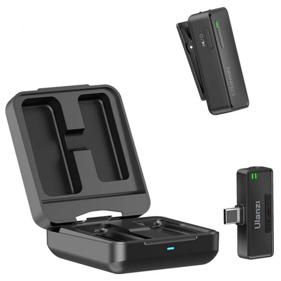 Ulanzi UW-MIC 2.4GHz Wireless Recording Microphone (Type-C) Ulanzi UW-MIC 2.4GHz Wireless Recording Microphone (Type-C)