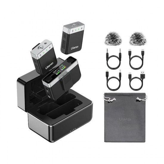 Ulanzi U-Mic AM18 Wireless Lavalier Microphone System