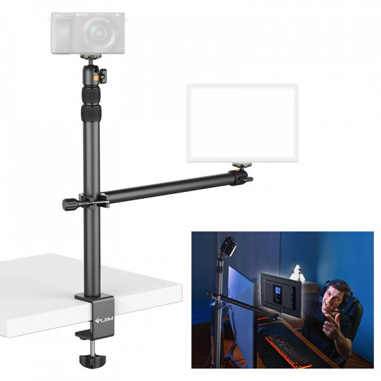 Ulanzi VIJIM LS02 Camera Desk Mount Stand with Auxiliary Holding Arm Ulanzi VIJIM LS02 Camera Desk Mount Stand with Auxiliary Holding Arm