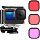 TELESIN 45M Diving Waterproof Case with Lens Filter for GoPro Hero 12/11/10/9 TELESIN 45M Diving Waterproof Case with Lens Filter for GoPro Hero 12/11/10/9
