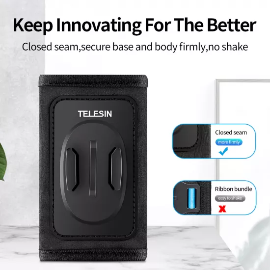 TELESIN Backpack Mount for GoPro/Osmo Action