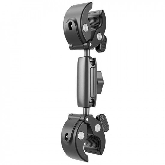 TELESIN Double-headed Crab Clamp Bike/Moto Pipe Clamp