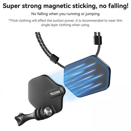 TELESIN Magnetic Bracket Expansion Set (Neck Mount/Quick Release)