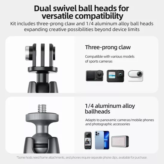 TELESIN Aluminum Alloy Magnetic Base Camera Mount