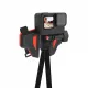 TELESIN Motorcycle Helmet Chin Mount for Action Cameras(Orange)