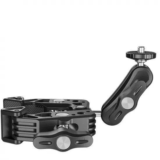TELESIN Multifunction Crab Clamp with 2.3" Ball Head Arm
