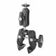 TELESIN Multifunction Crab Clamp with 2.3" Ball Head Arm