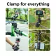 TELESIN Plastic Universal Handlebar Mount Tube Clamp