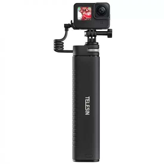 TELESIN Rechargeable Selfie Stick for Action Cameras & Smartphones TELESIN Rechargeable Selfie Stick for Action Cameras & Smartphones