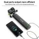 TELESIN Rechargeable Selfie Stick for Action Cameras & Smartphones TELESIN Rechargeable Selfie Stick for Action Cameras & Smartphones
