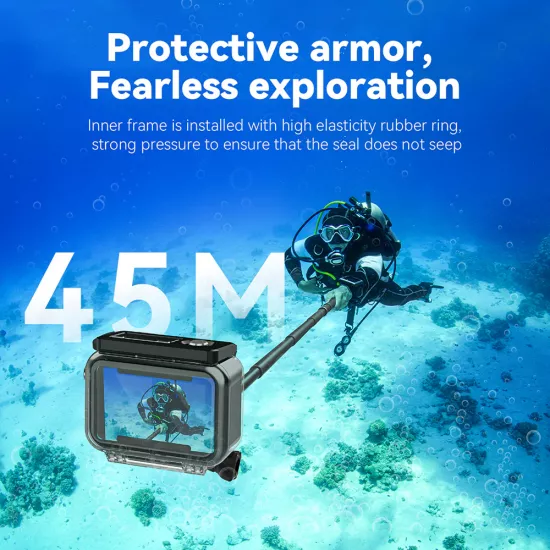 TELESIN Waterproof Case for DJI OSMO ACTION 3/4