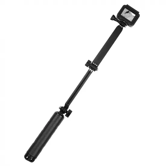 TELESIN Waterproof Selfie Stick Floating Hand Grip + 3-Way Grip Arm Monopod Pole Tripod