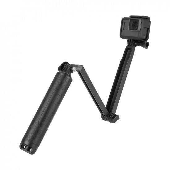 TELESIN Waterproof Selfie Stick Floating Hand Grip + 3-Way Grip Arm Monopod Pole Tripod