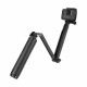 TELESIN Waterproof Selfie Stick Floating Hand Grip + 3-Way Grip Arm Monopod Pole Tripod