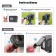 TELESIN Weather-Resistant Battery Door for GoPro HERO 9/10/11/12