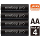 Panasonic Eneloop Pro AA 2450mAh Rechargeable Batteries 4 Pack