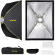 NiceFoto Quick Set Up Softbox With Grid ES-710(70x100cm)