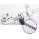 NiceFoto M11-078E End Jaw Vise Clamp 5/8” Pin 200mm Long with Opening 16-80mm Clamp