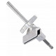 NiceFoto M11-078E End Jaw Vise Clamp 5/8” Pin 200mm Long with Opening 16-80mm Clamp