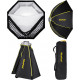 Nicefoto ES-100 100cm Octagon Quick Set Up Softbox Nicefoto ES-100 100cm Octagon Quick Set Up Softbox