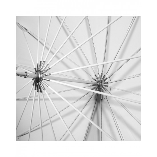 NiceFoto DEEP Transparent Umbrella Black/White BW-Ø51″(140cm)