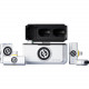 Hollyland LARK M2 DUO 2-Person Wireless Combo Microphone System (White)